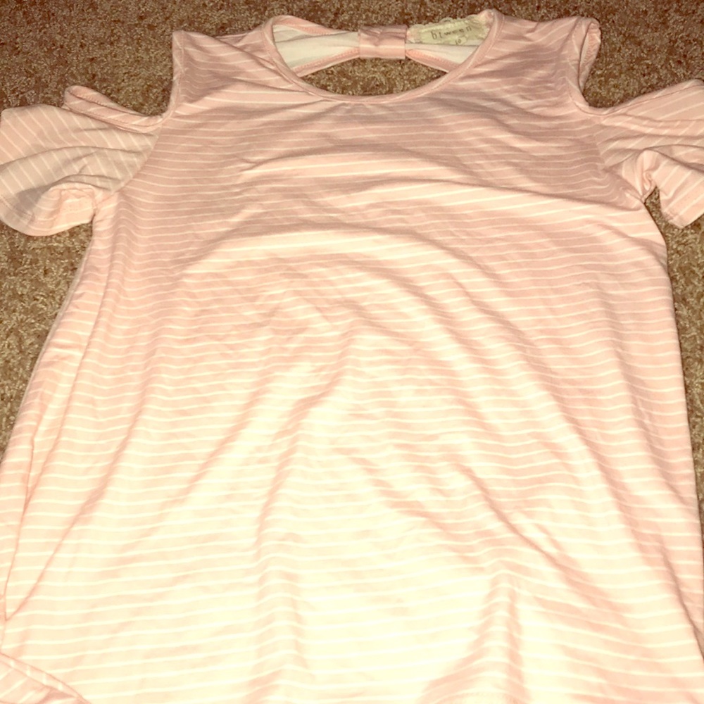Light pink striped shirt